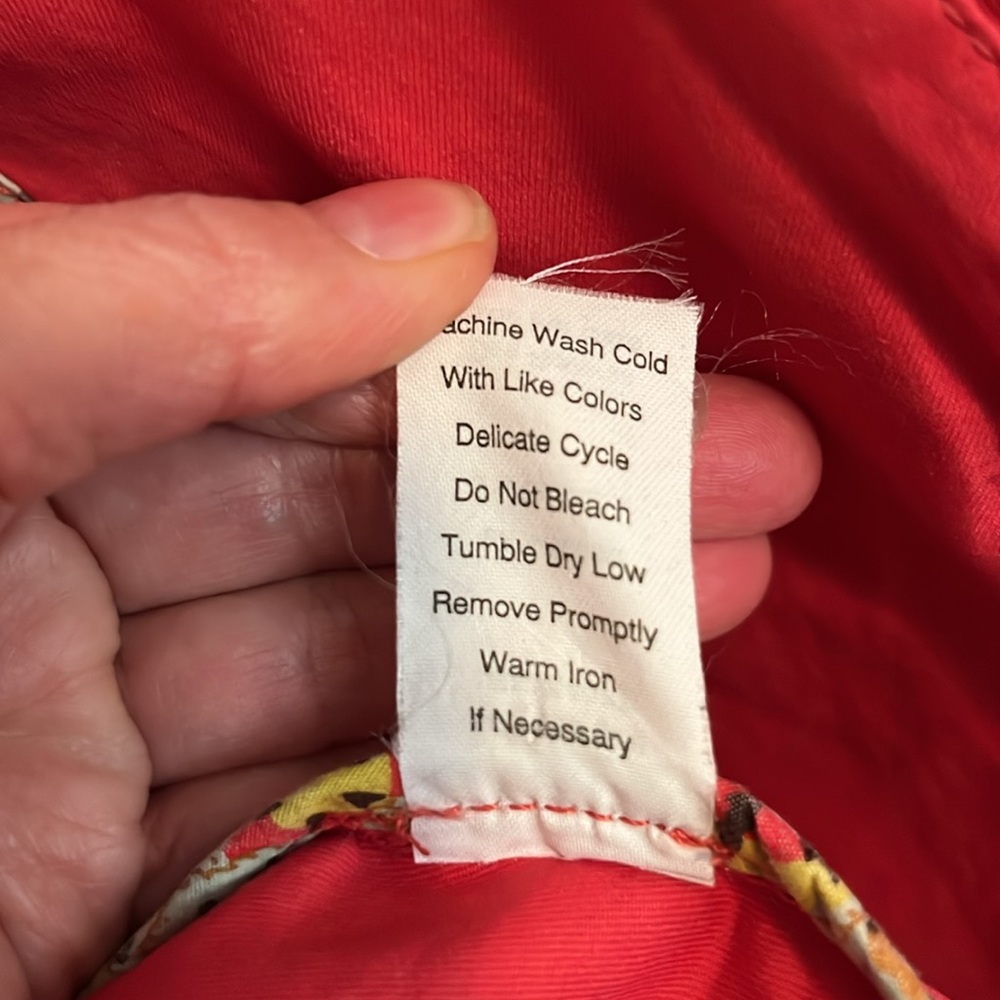 Cabi coral/red cotton/spandex jacket size 8 - Picture 6 of 7